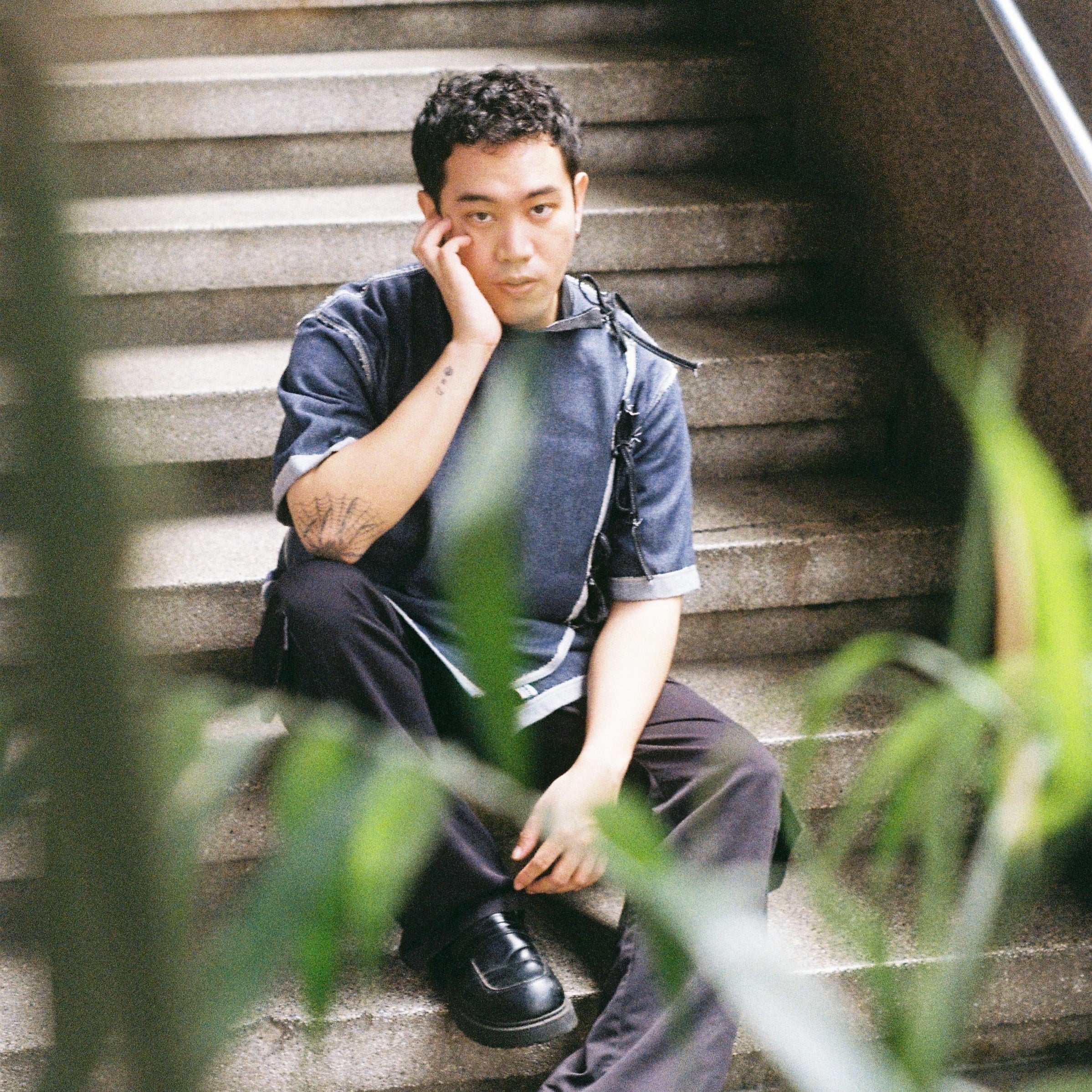 Denim Cheongsam Shirt