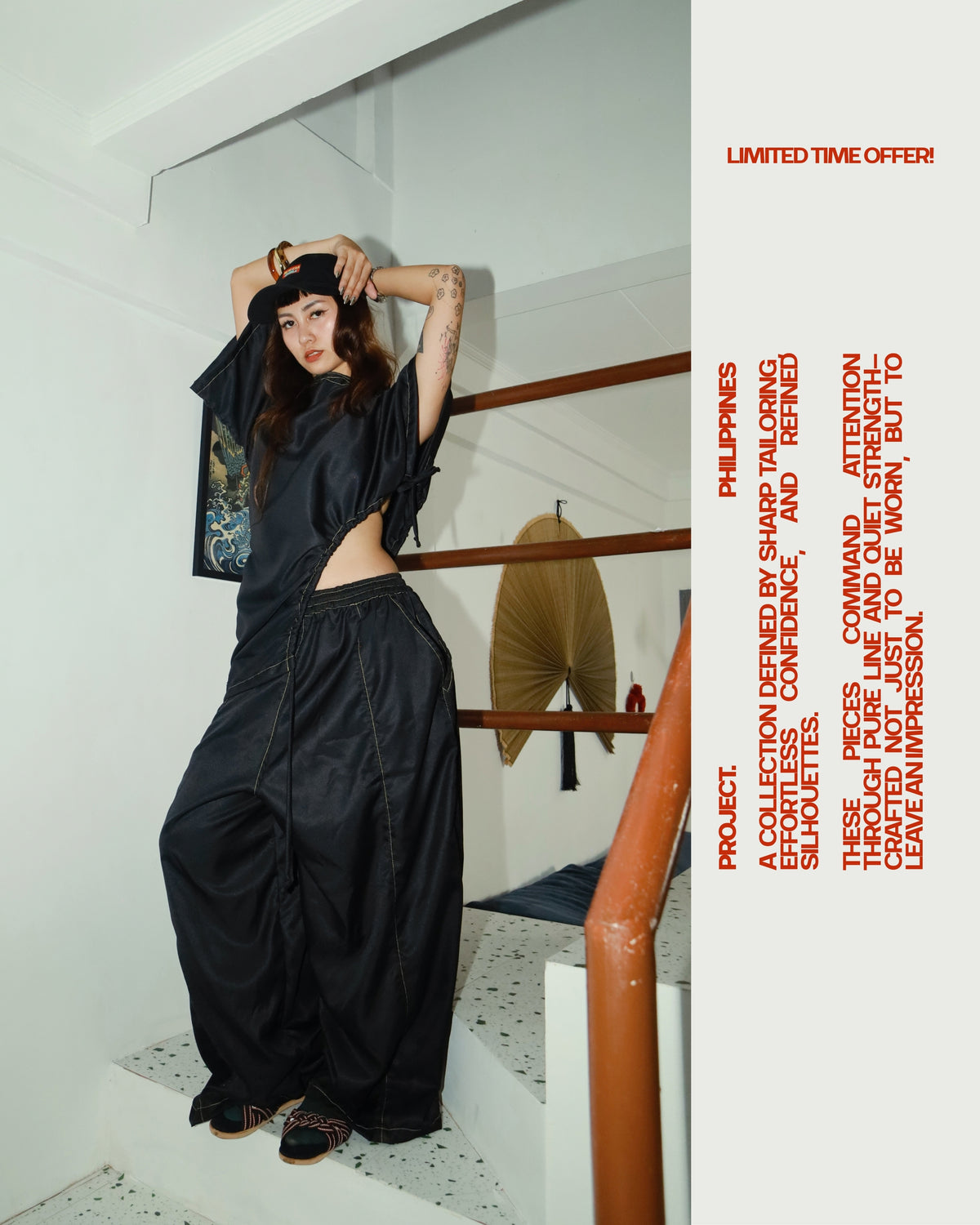 Itim barrel pants