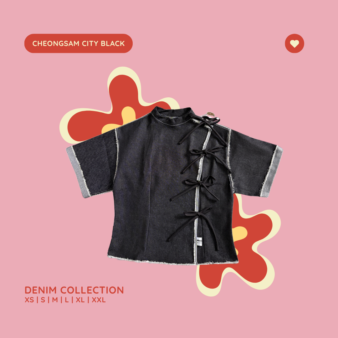 Cheongsam City Black