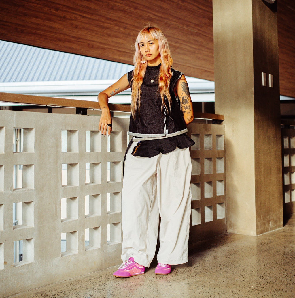 Cheongsam Denim Sleeveless