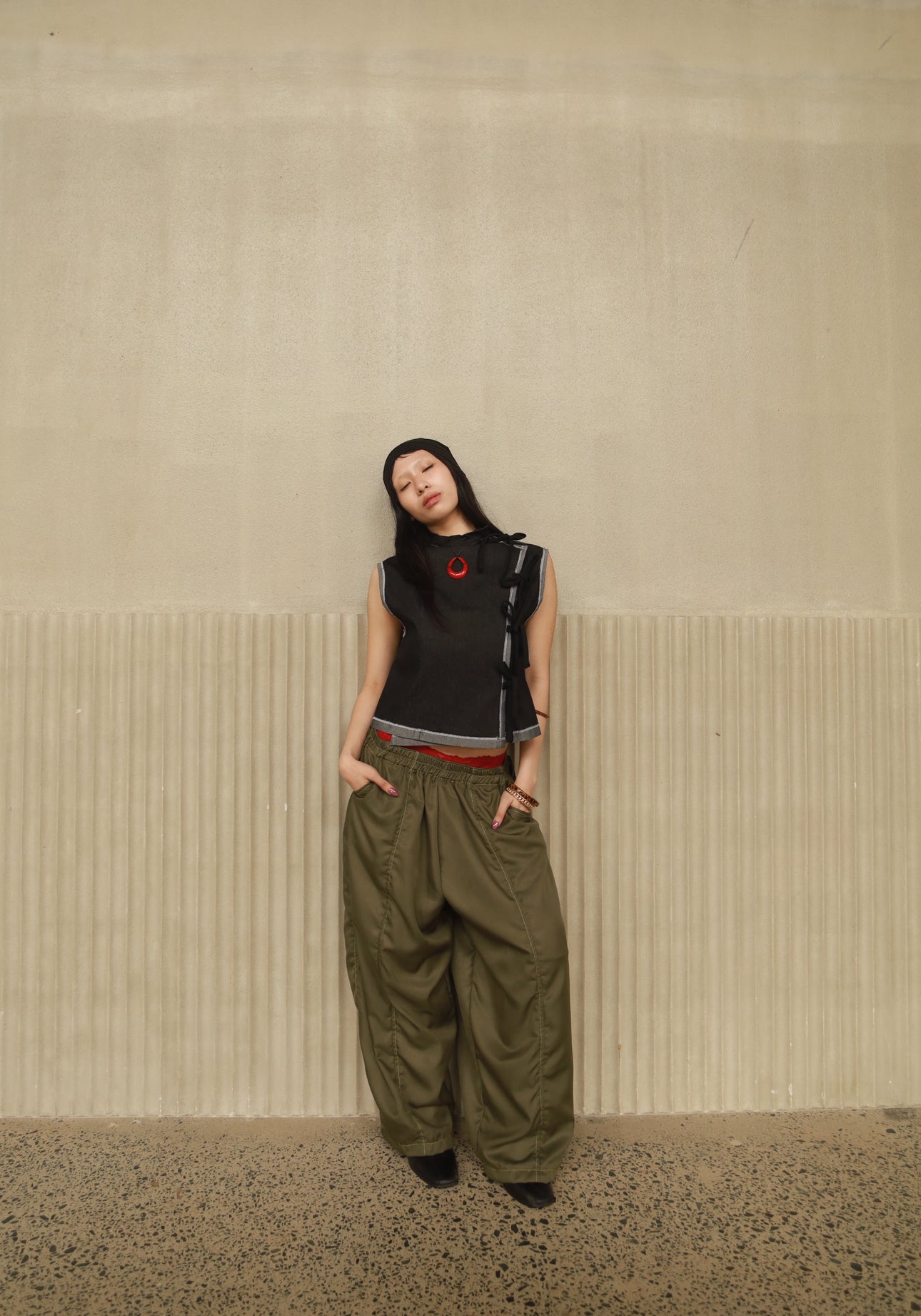 Cheongsam Denim Sleeveless